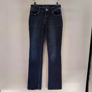 Wrangler bootcut Denim Jeans Size 3 Stretch Mid Rise Non Distressed
